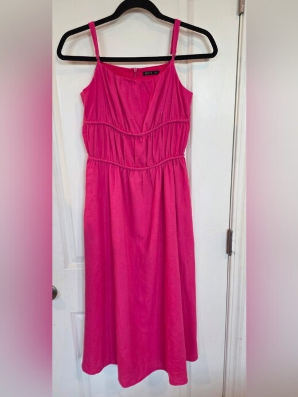 MOTF Hot Pink Sleeveless Maxi Dress